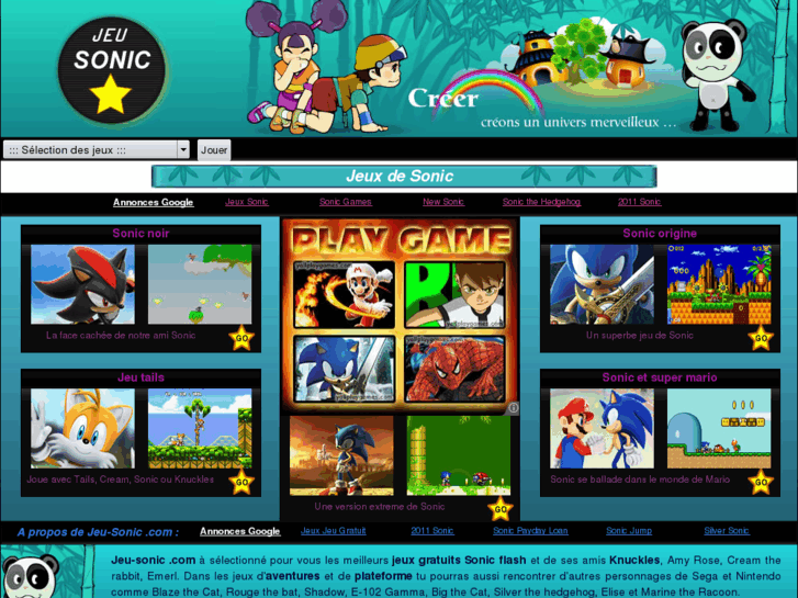 www.jeu-sonic.com