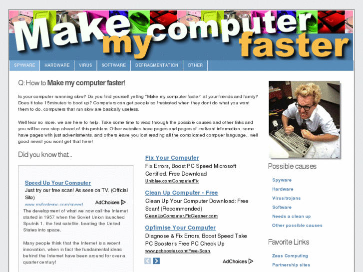 www.makemycomputerfaster.net