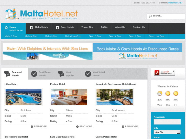 www.maltahotel.net