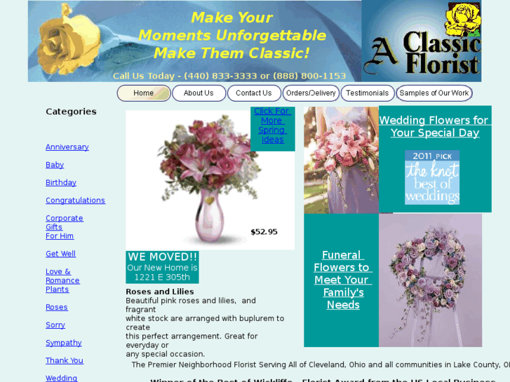 www.aclassicflorist.com