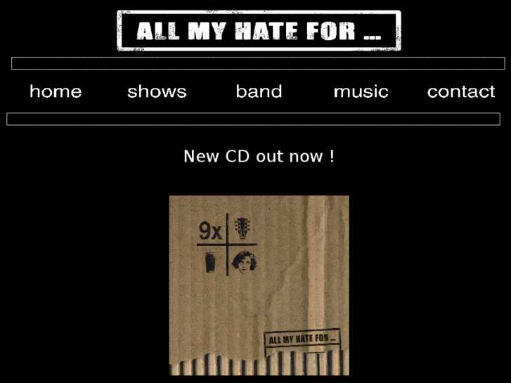 www.allmyhatefor.com