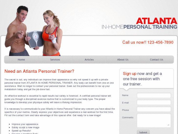 www.atlantainhomepersonaltrainer.com