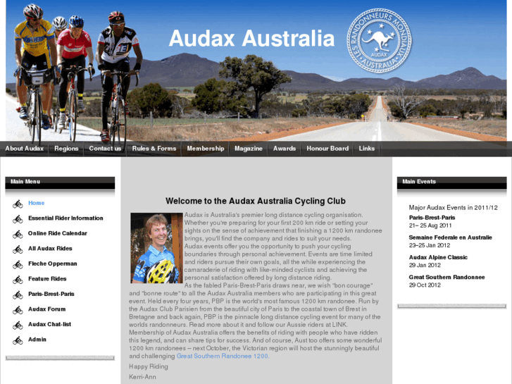 www.audax.org.au