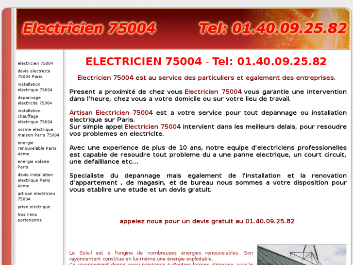 www.electricien75004.com