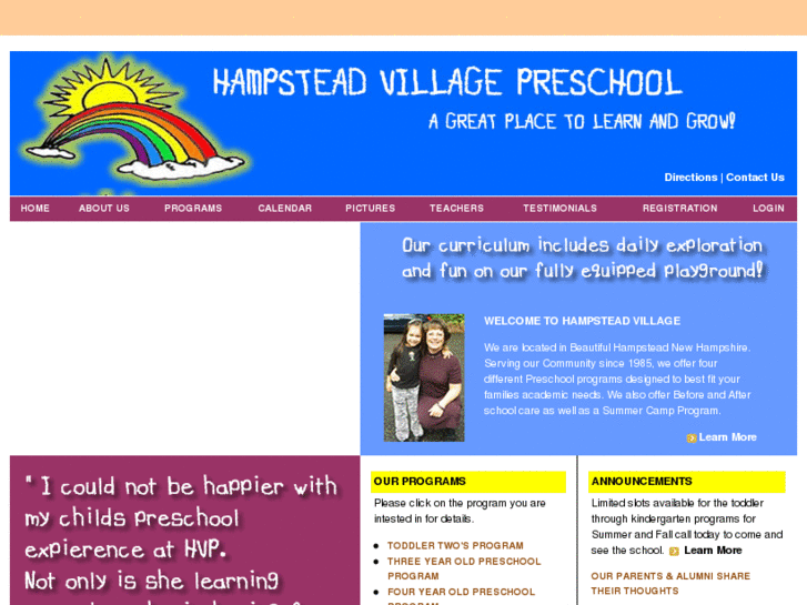 www.hampsteadvillagepreschool.com