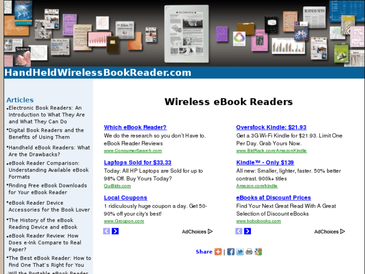 www.handheldwirelessbookreader.com