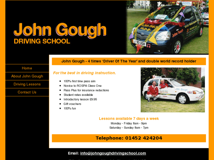 www.johngoughdrivingschool.com