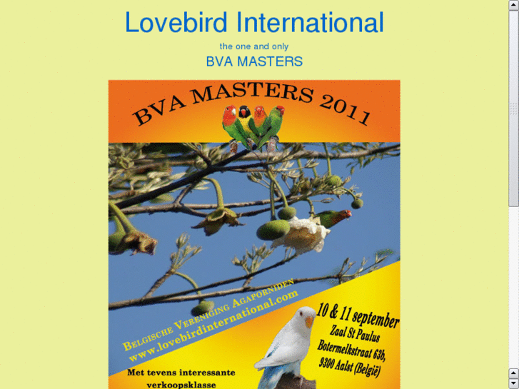 www.lovebirdinternational.com