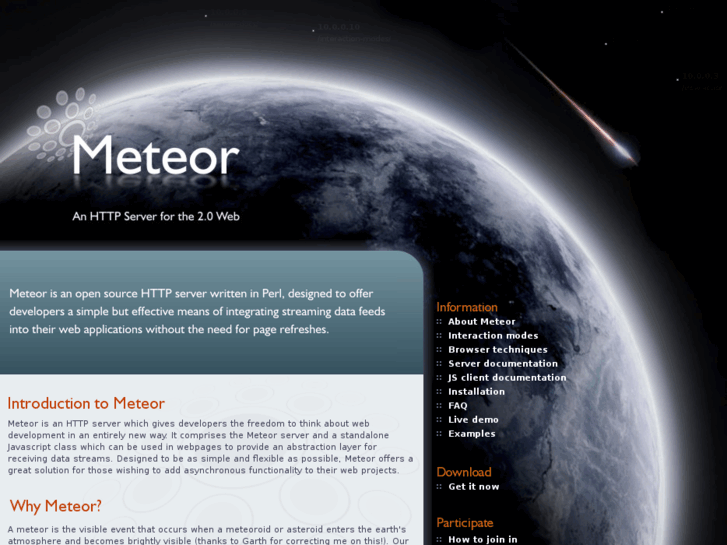 www.meteorserver.org