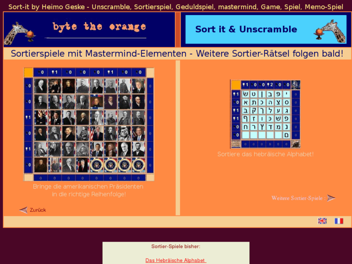 www.sort-the-jumble.de