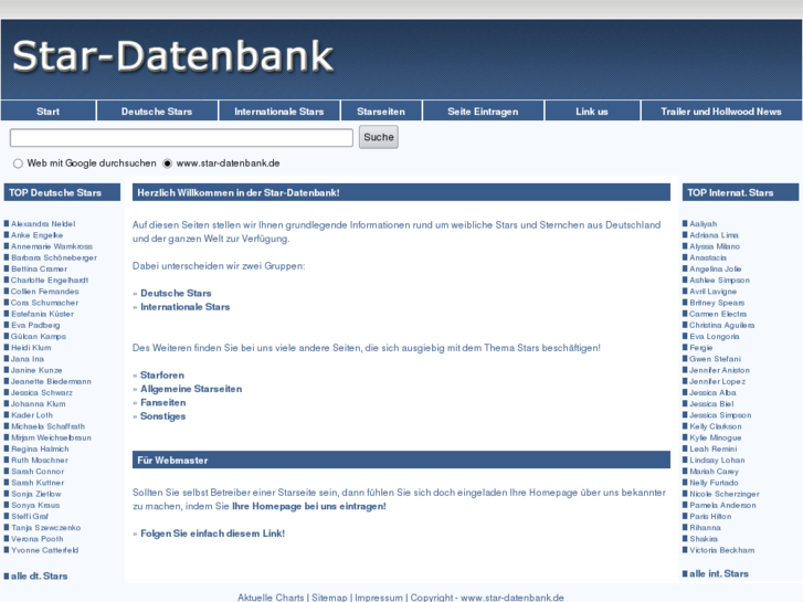 www.star-datenbank.de