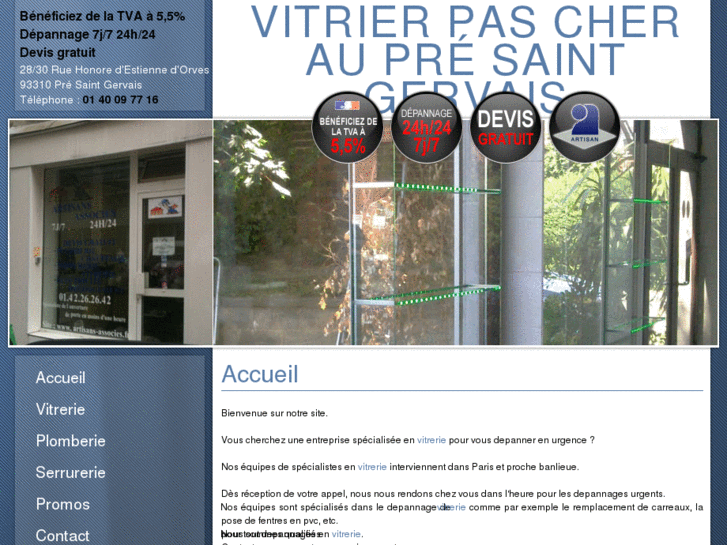 www.vitrier-pas-cher-au-pre-saint-gervais.com