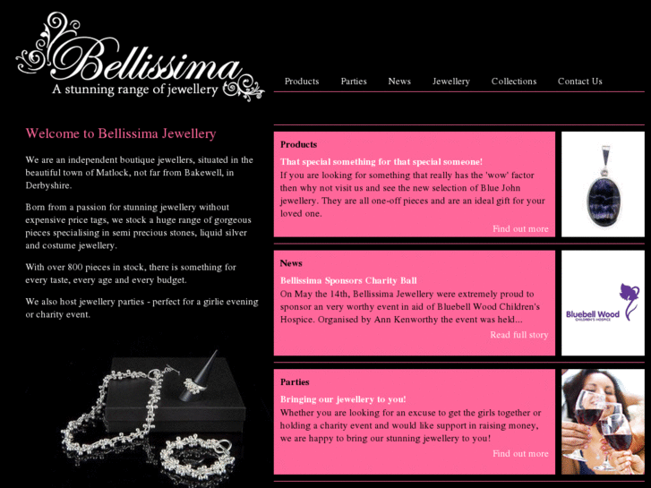 www.bellissimajewellery.com