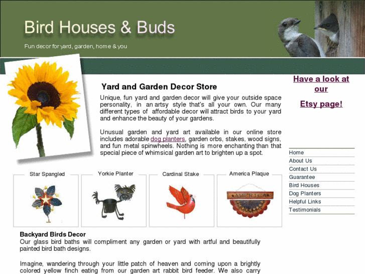 www.birdhousesandbuds.com