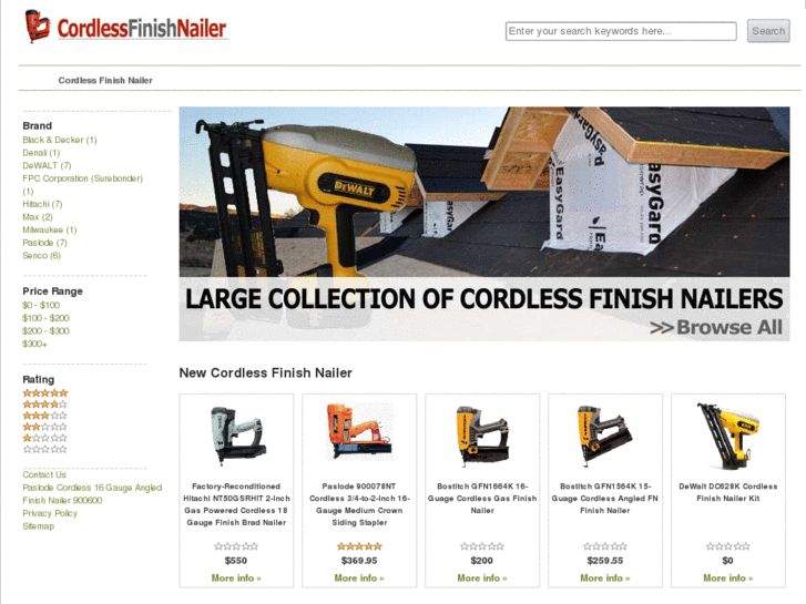 www.cordlessfinishnailer.net