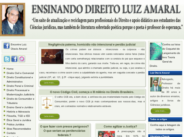 www.ensinandodireitoluizamaral.com