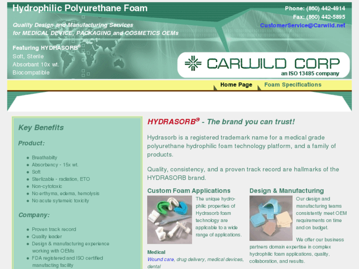 www.hydrophilicfoam.com