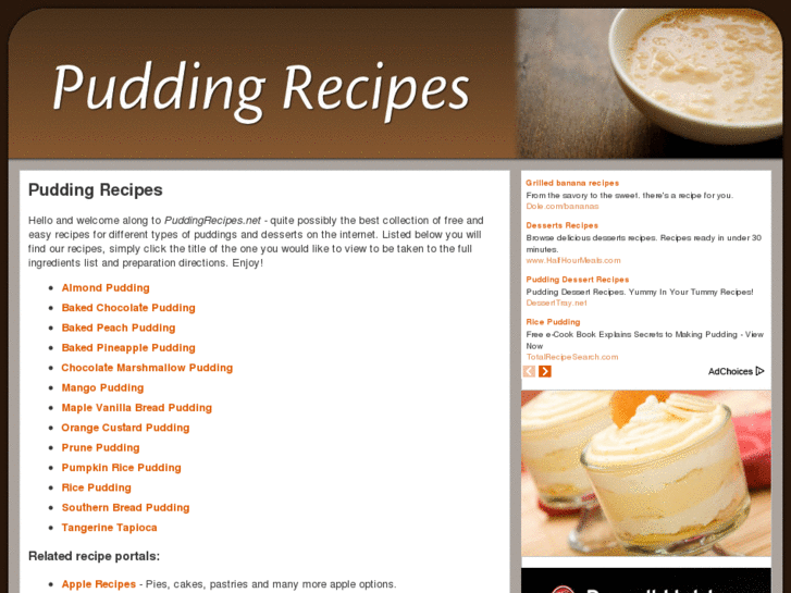 www.puddingrecipes.net