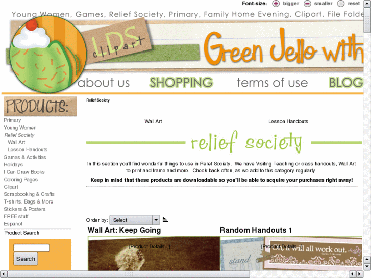 www.reliefsocietystore.com