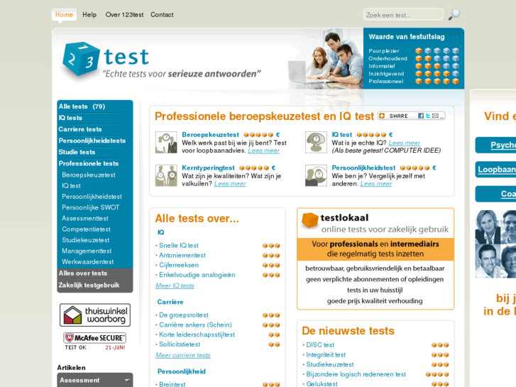 www.123test.nl