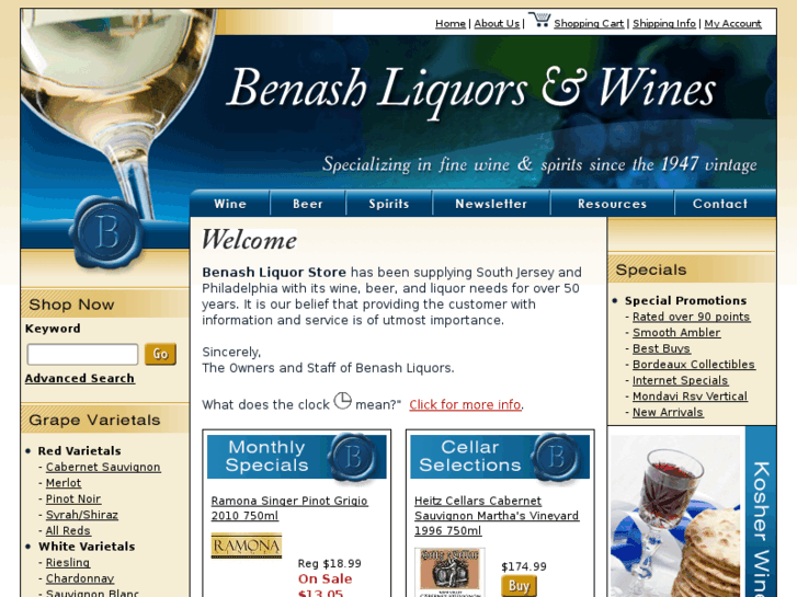 www.benashliquors.com