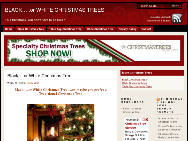 www.blackandwhitechristmastree.com