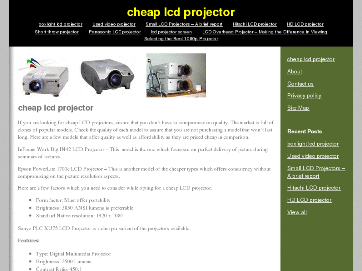 www.cheaplcdprojector.org