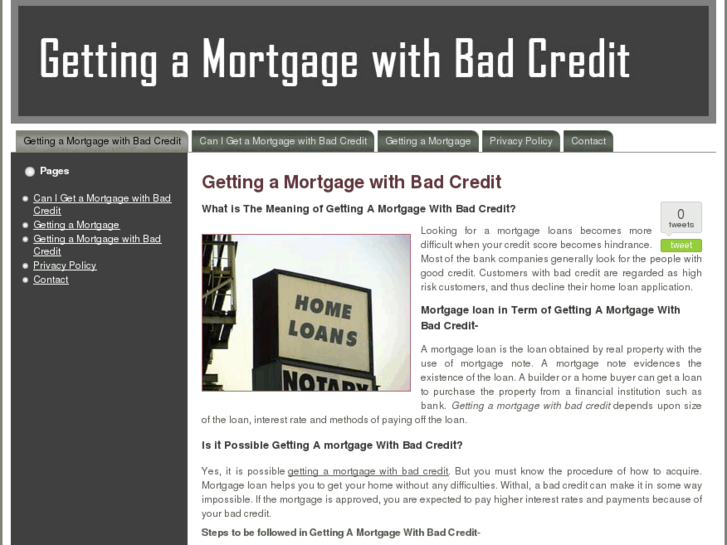 www.gettingamortgagewithbadcredit.org