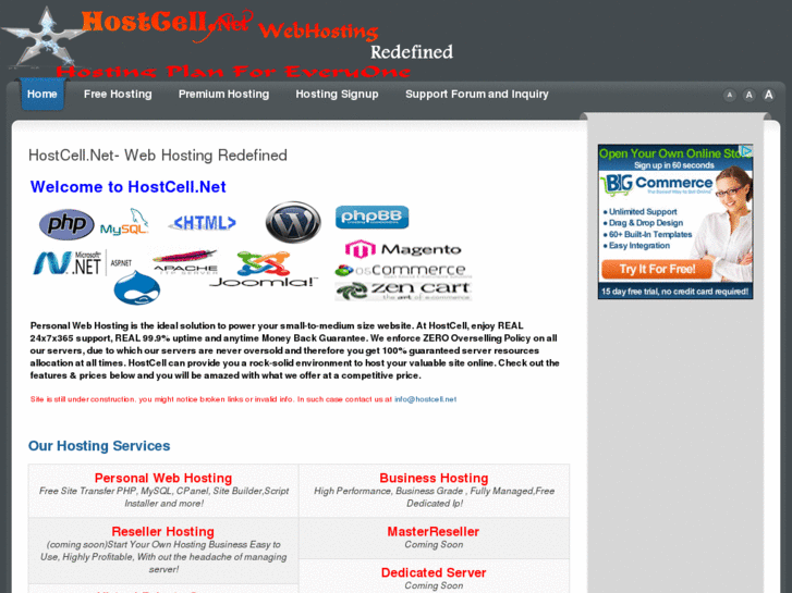 www.hostcell.net