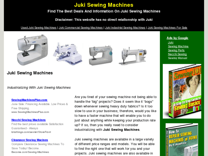 www.jukisewingmachines.net