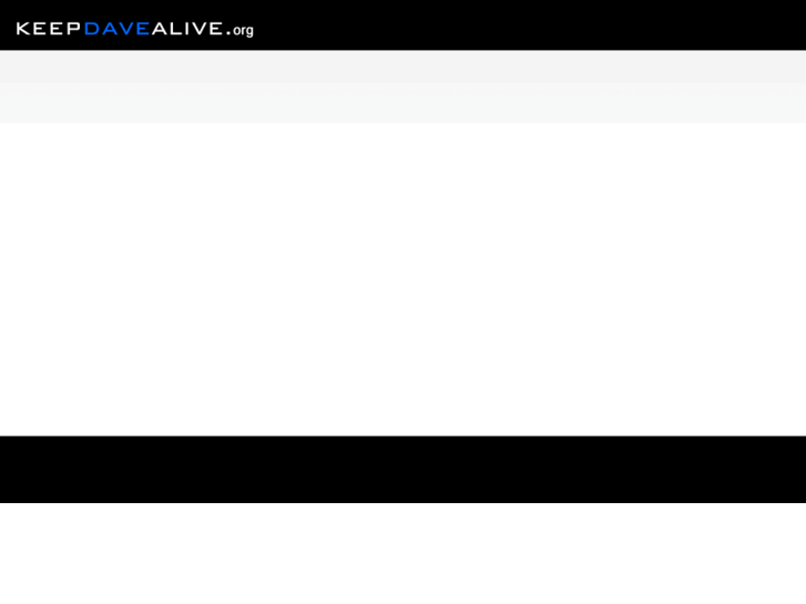 www.keepdavealive.org