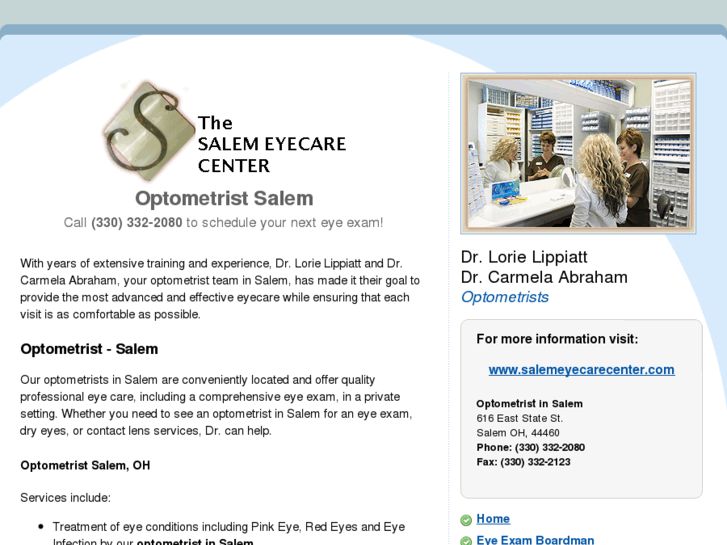 www.optometristsalem.com