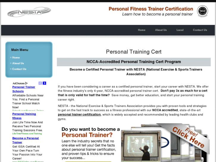 www.personaltrainingcert.net