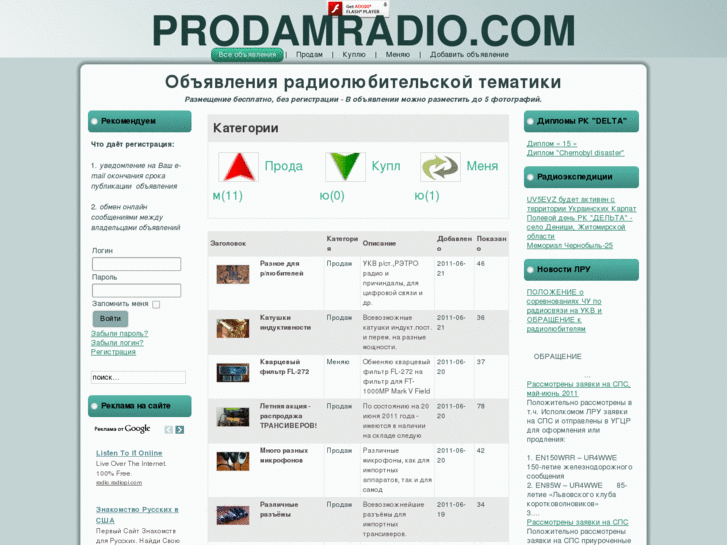 www.prodamradio.com