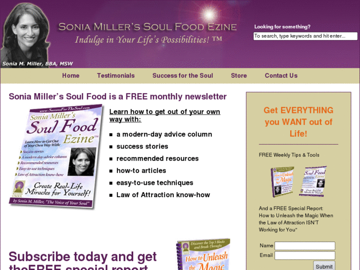 www.soniamillerssoulfoodezine.com