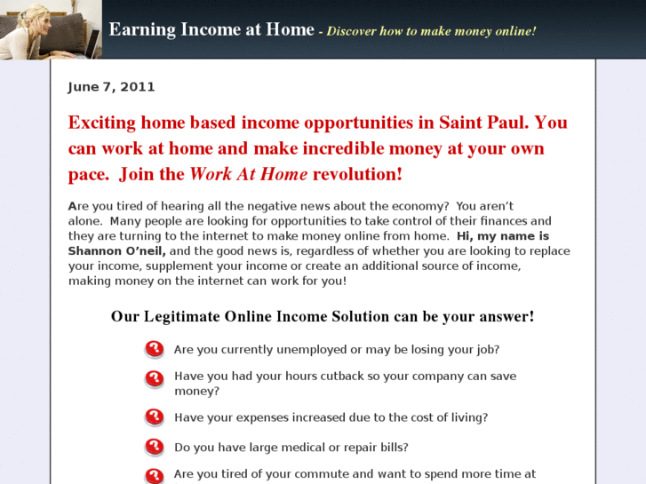 www.earningincomeathome.com