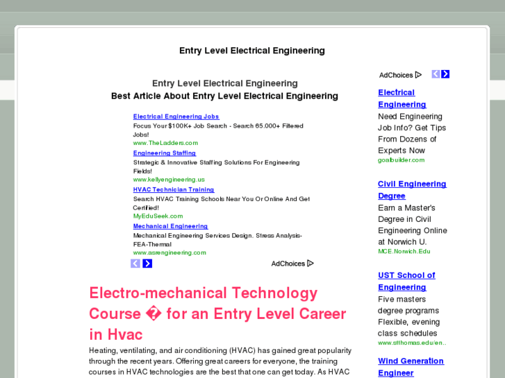 www.entrylevelelectricalengineering.net