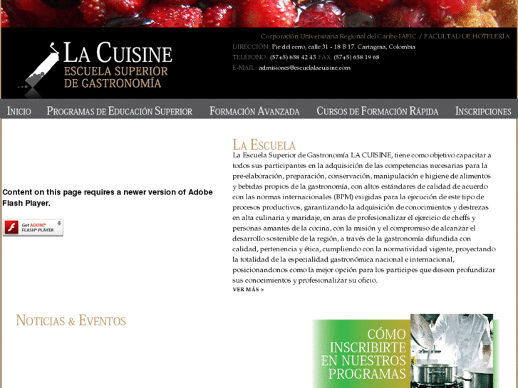 www.escuelalacuisine.com