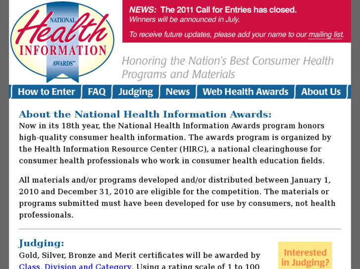 www.healthawards.com