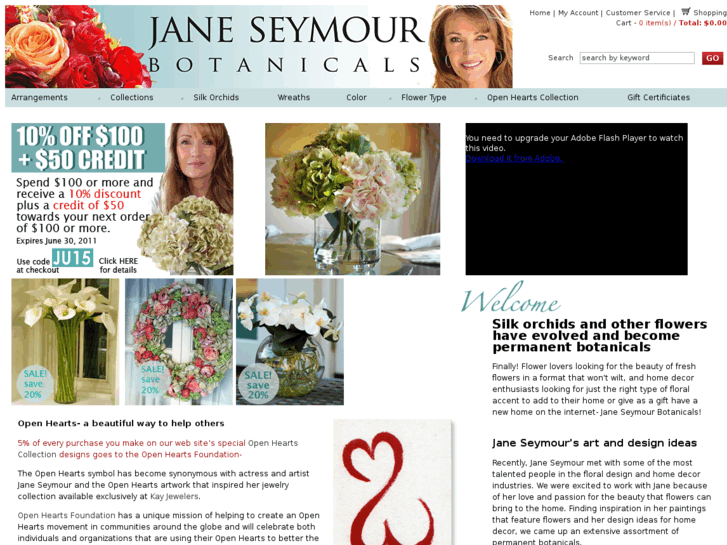 www.janeseymourbotanicals.com