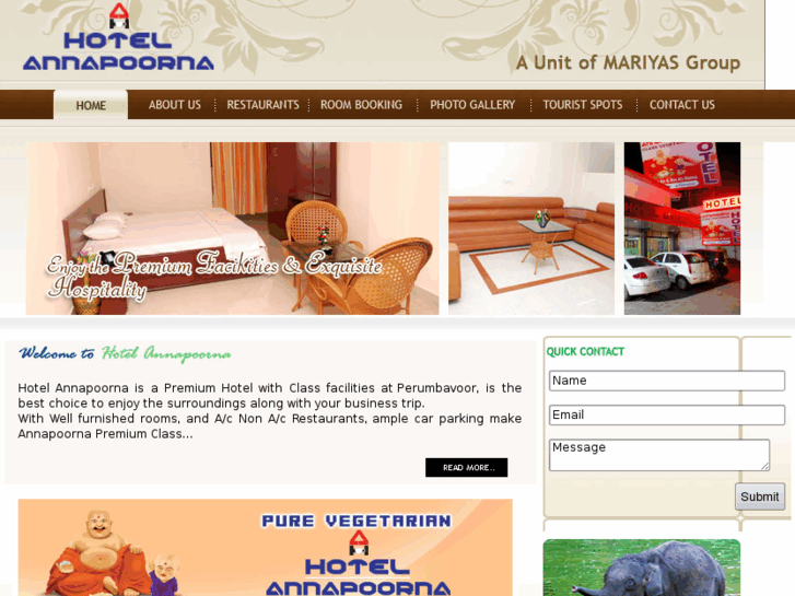 www.annapoornahotels.com