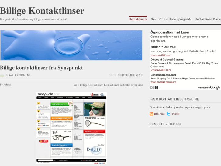 www.billigekontaktlinser.com