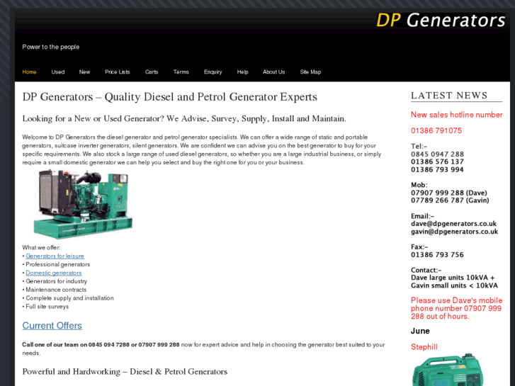 www.dpgenerators.co.uk