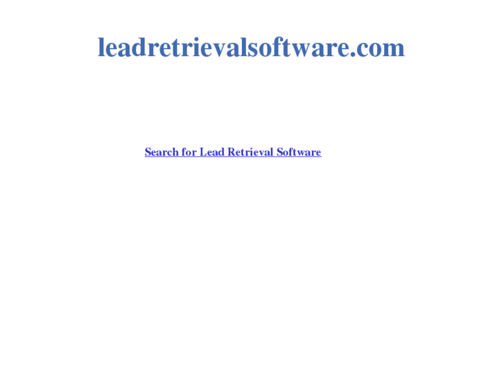 www.leadretrievalsoftware.com