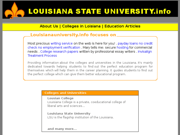 www.louisianastateuniversity.info