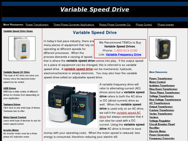 www.variablespeeddrive.us