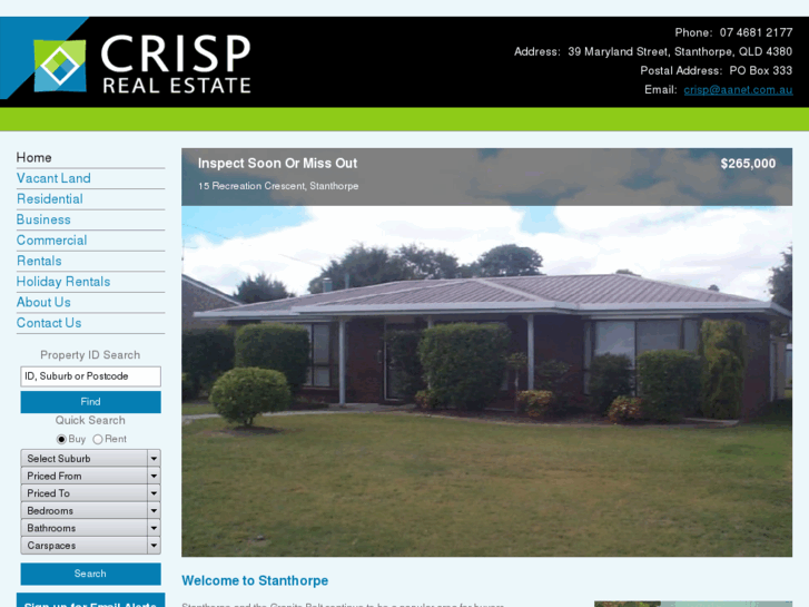 www.crisprealestatestanthorpe.com