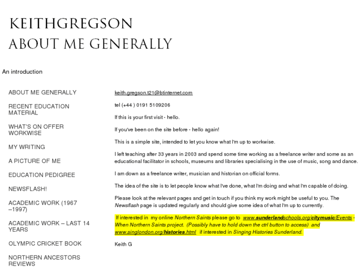 www.keithgregson.com