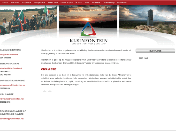 www.kleinfontein.net