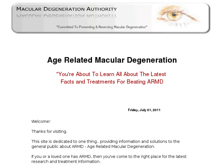 www.maculardegenerationauthority.com